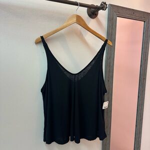 NEW! Free People Black Swing Tank Top